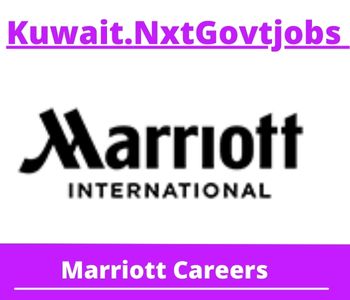 Marriott Jobs 2023 Kuwait Career