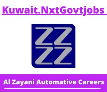 Al Zayani Automative Jobs 2023 Kuwait Career